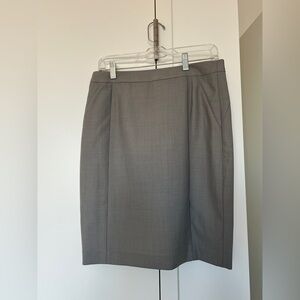 Reiss Charcoal Pencil Skirt